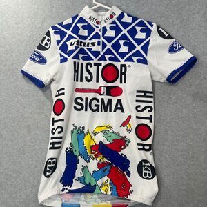 Vintage Histor Sigma Cycling Jersey Belgian Team size M 90's